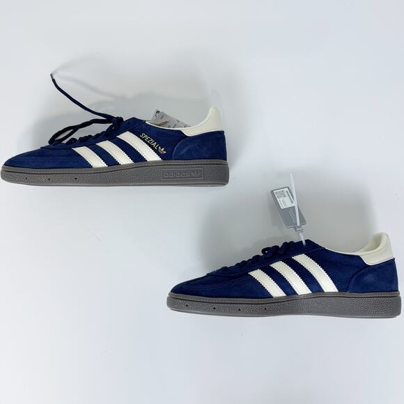 NWT Adidas Handball Spezial Shoes Night Indigo Blue Cream White 8M 9W - Picture 7 of 12